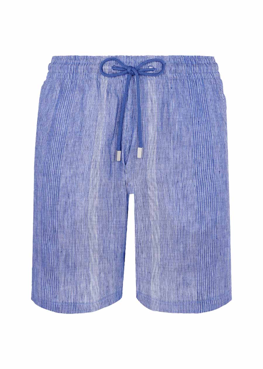 VILEBREQUIN LINEN AND COTTON SHORTS - Shop online Mario Adario